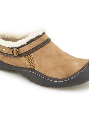 JBU by Jambu Ginger Slide Mule Tan 7.5 w/Memory Foam *New in Box